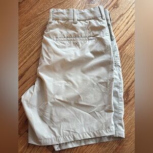 Classic Tan Flat Front Men's Shorts